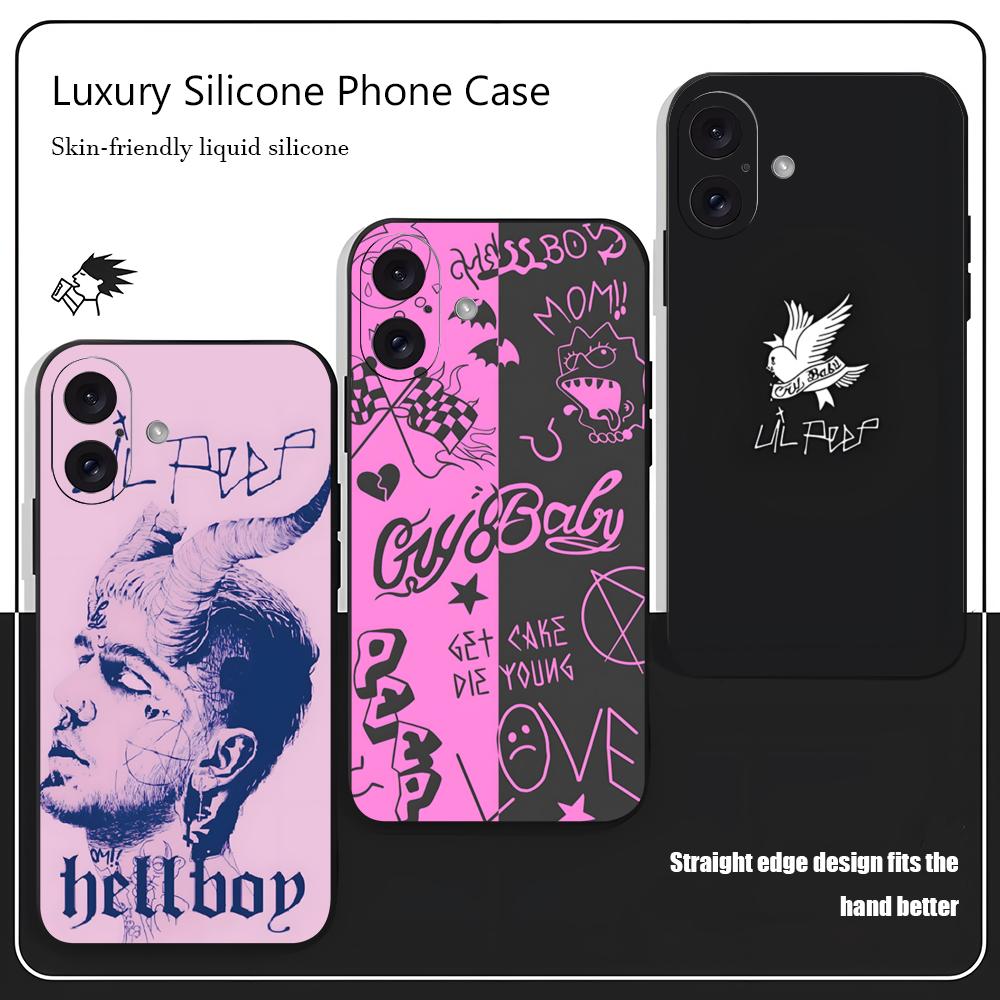 L-Lil Peep有名スター人気スマホケース iPhone - Mini Pc Case のレビューと価格