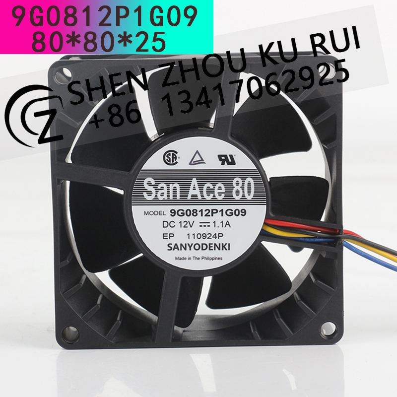 三洋電機 12V 1.1A AC EC 8038 80x80 - Case Fan Controller のレビューと価格
