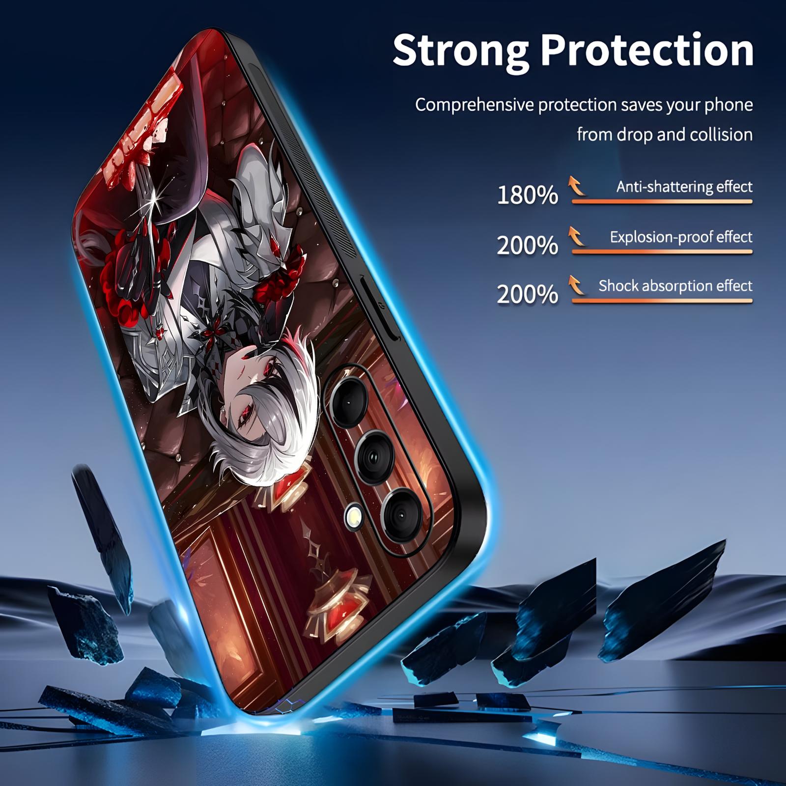 原神 アーレッキーノ スマホケース Samsung S26  - Computer Case のレビューと価格