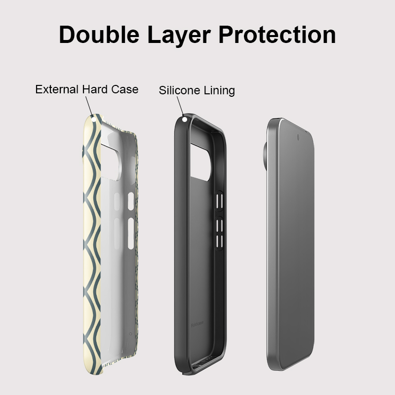 Fcicicase ファッションストライププリントスマホケー - Matte Pc Case のレビューと価格
