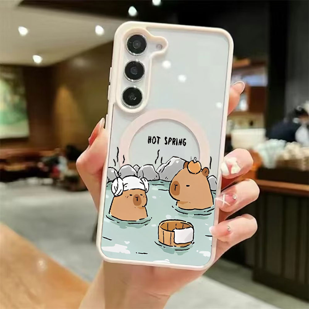 カラートランスペアレント磁気吸着スマホケース Samsung - Computer Case のレビューと価格