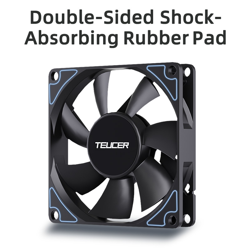 Teucer UT-8015 8 センチメートルシャーシファ - Pc Chassis のレビューと価格