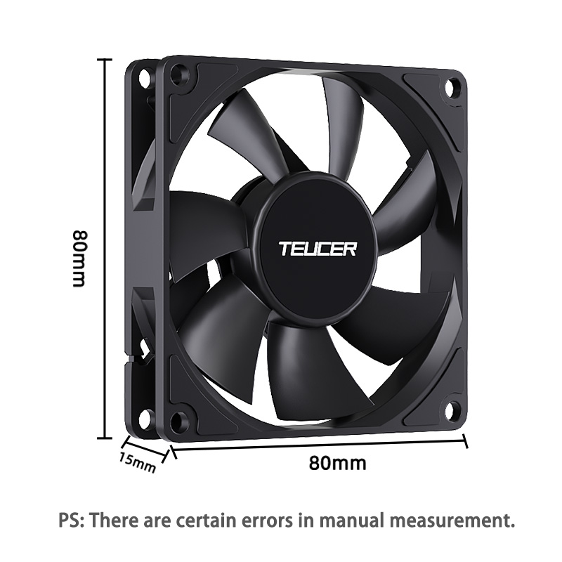 Teucer UT-8015 8 センチメートルシャーシファ - Pc Chassis のレビューと価格